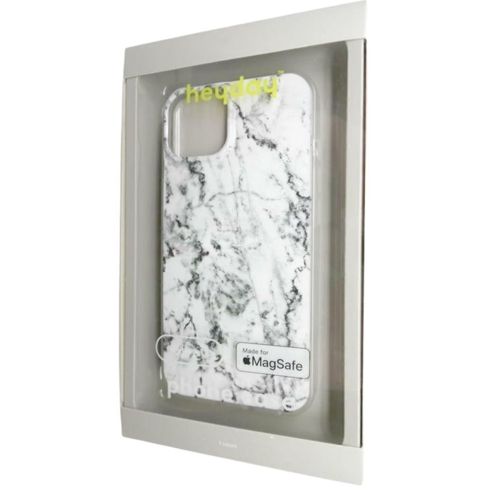 Heyday Phone Case for Apple iPhone 13 with MagSafe - White Marble - New in Box